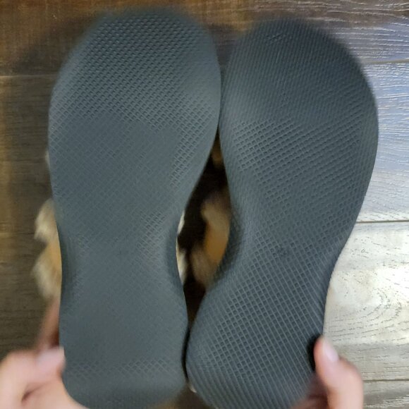 NEW STAUD Siesta Sandals Womens 9 Slides Faux Shearling Beige Platform Designer - Picture 5 of 11